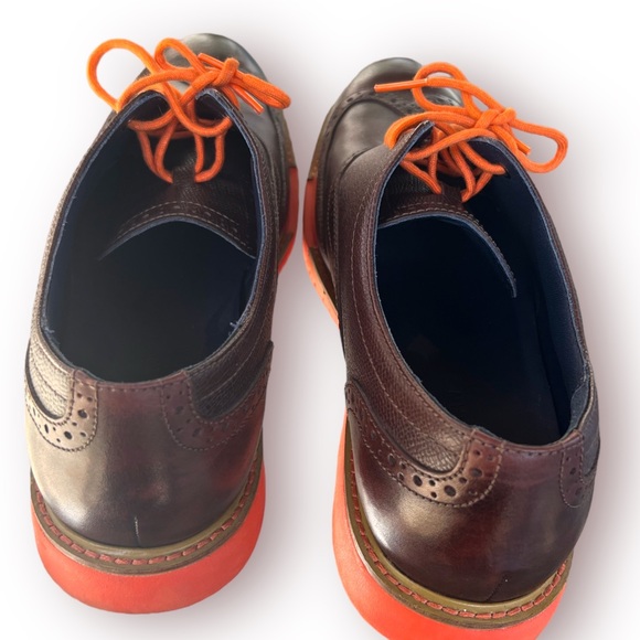 Cole Haan Great Jones Wing Tip
Shoes Men\'s Size 10 M Brown
Leather Orange C11235 main image 9